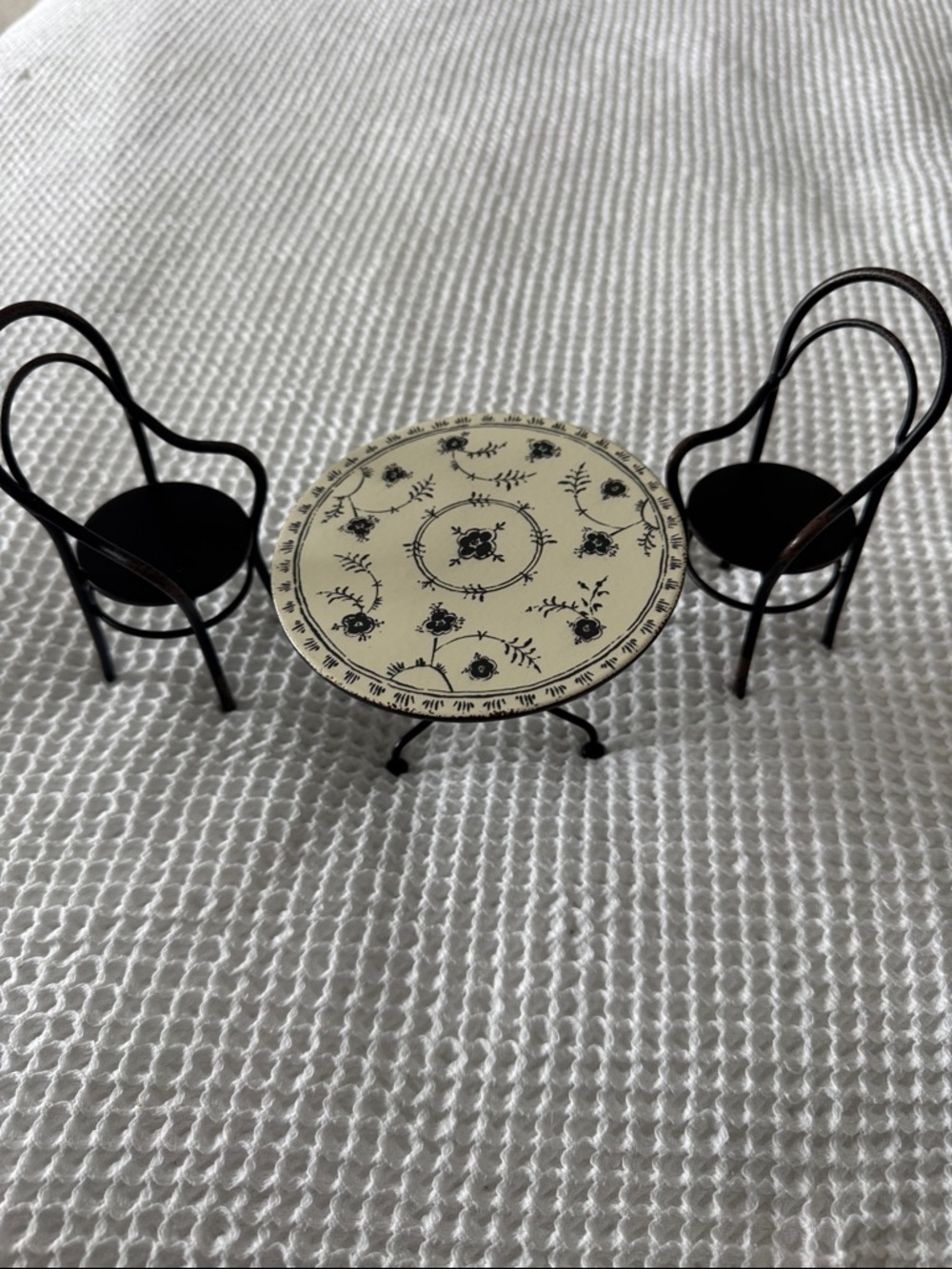 Maileg Miniature Dining Table and 2 Chairs
